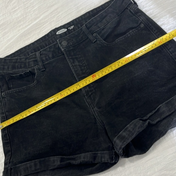 Old Navy shorts OG short high-rise women’s black shorts size 16 plus - Picture 6 of 8
